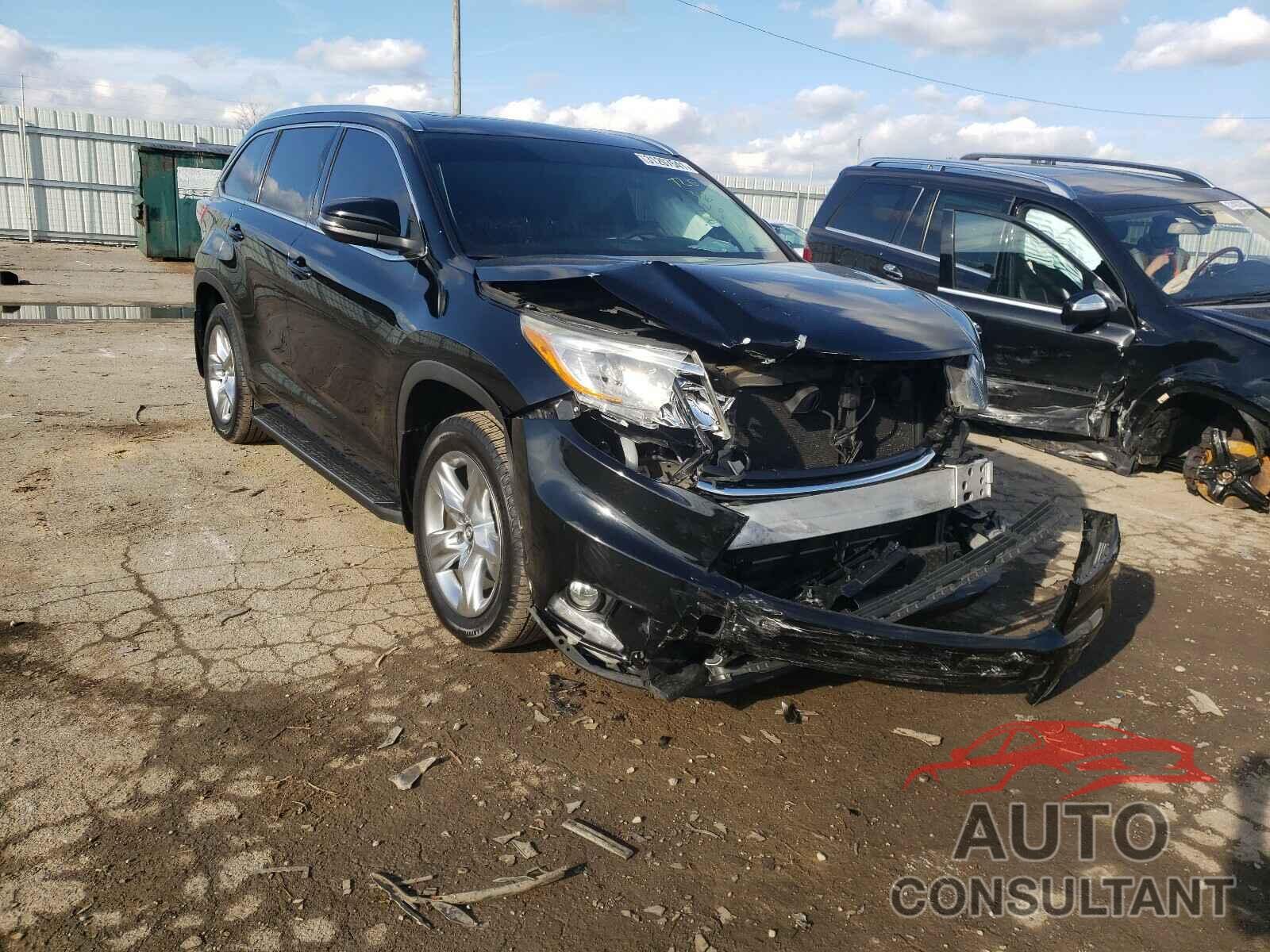 TOYOTA HIGHLANDER 2016 - 5TDDKRFH4GS303786