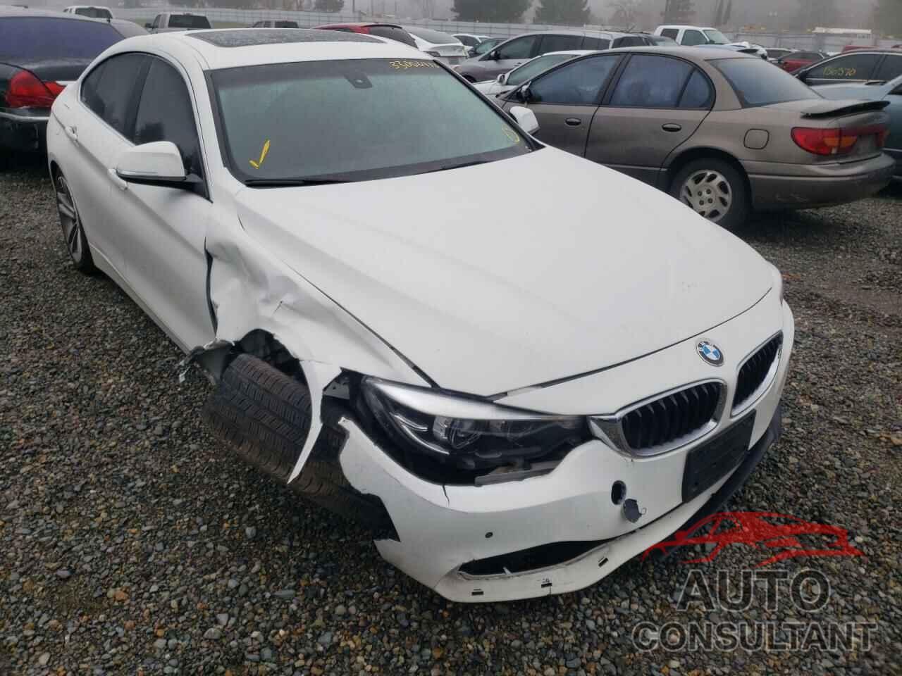 BMW 4 SERIES 2019 - WBA4J3C59KBL05105