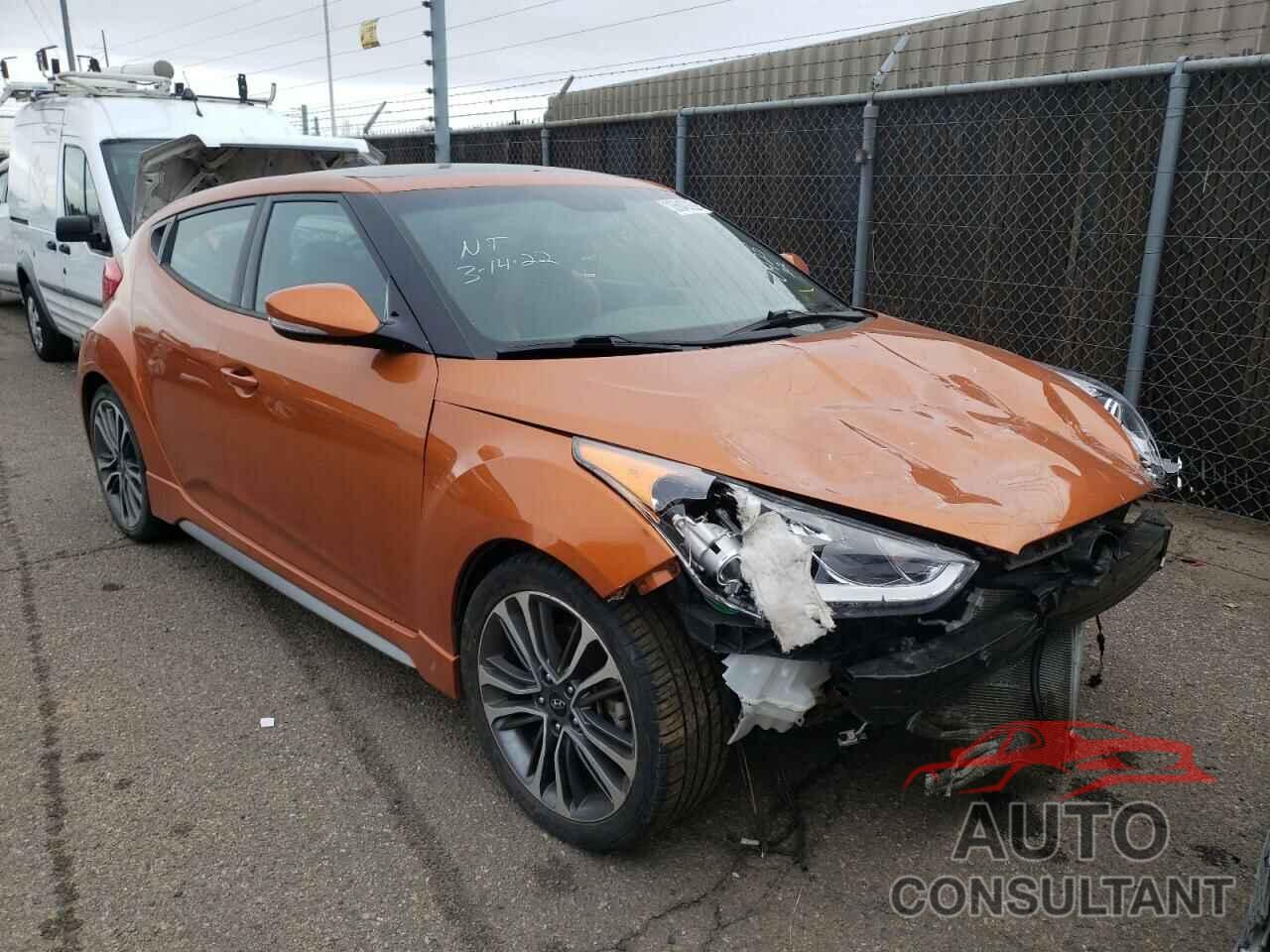 HYUNDAI VELOSTER 2016 - KMHTC6AE5GU290929