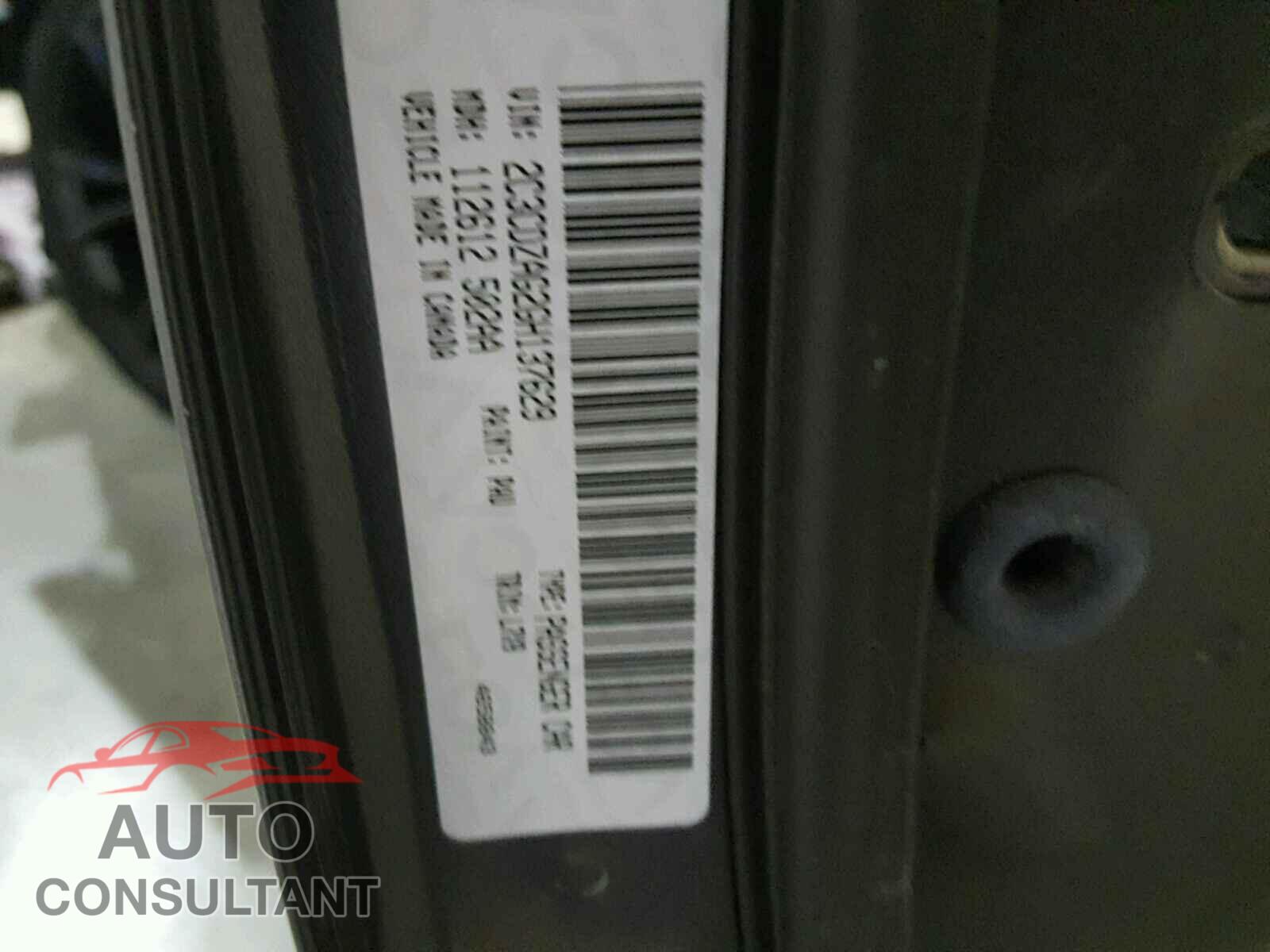 DODGE CHALLENGER 2016 - 2C3CDZAG2GH137629