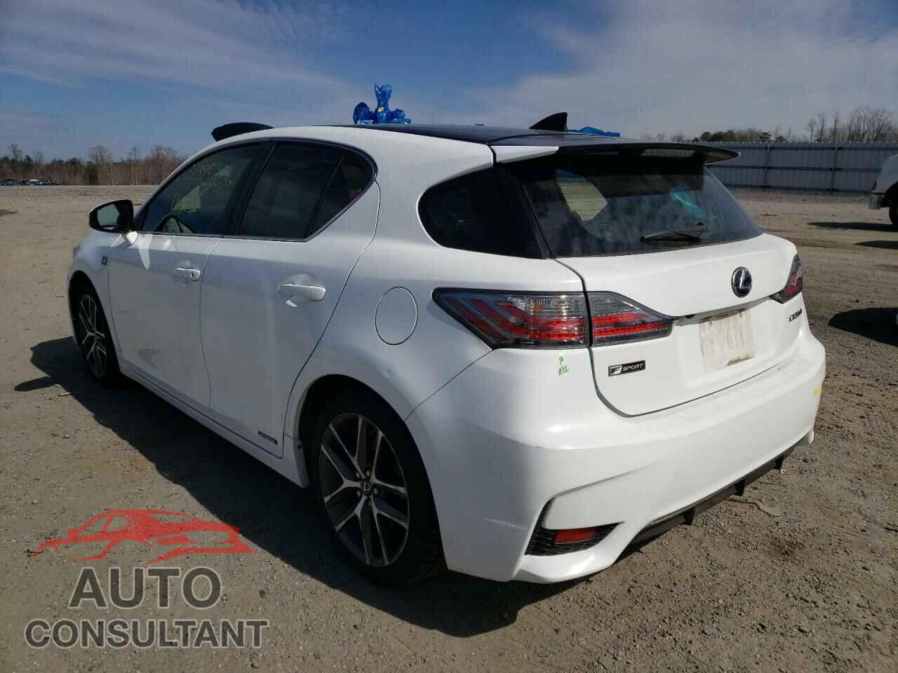 LEXUS CT 200 2017 - JTHKD5BH1H2296884
