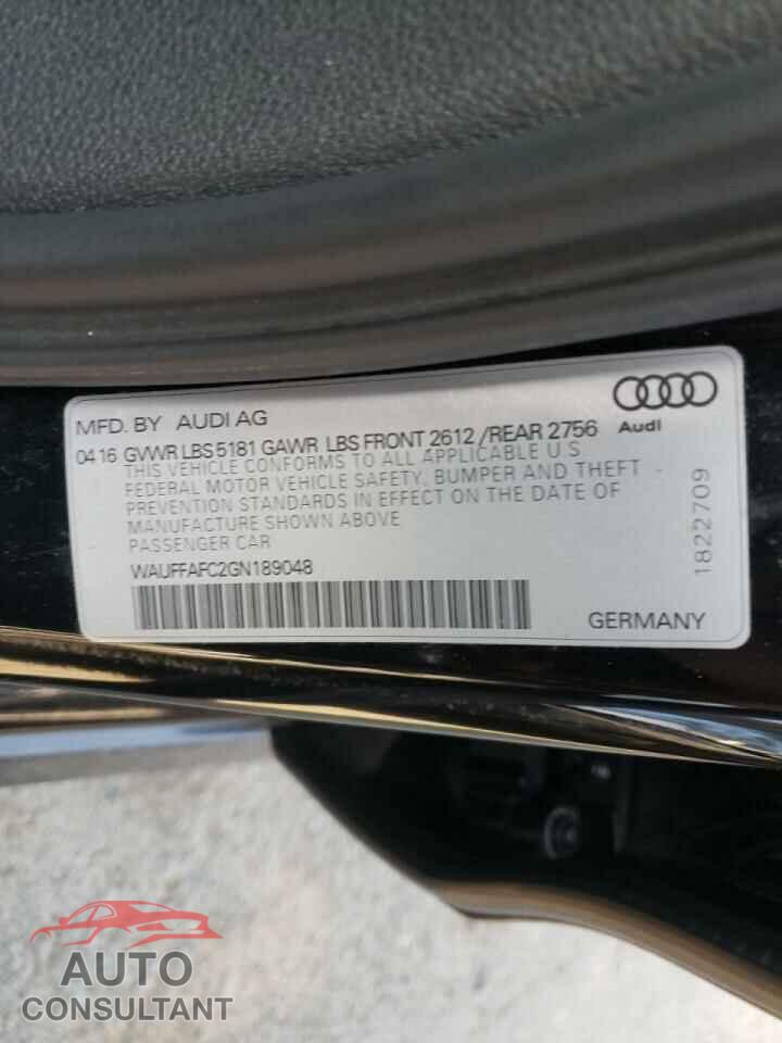 AUDI A6 2016 - WAUFFAFC2GN189048