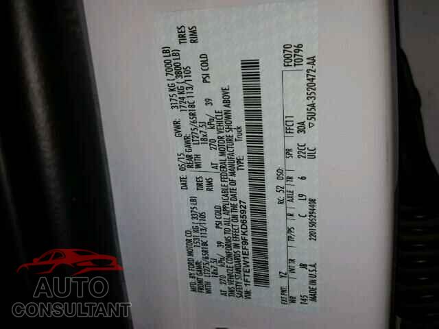 FORD F150 2015 - 1FTEW1EF9FKD65927