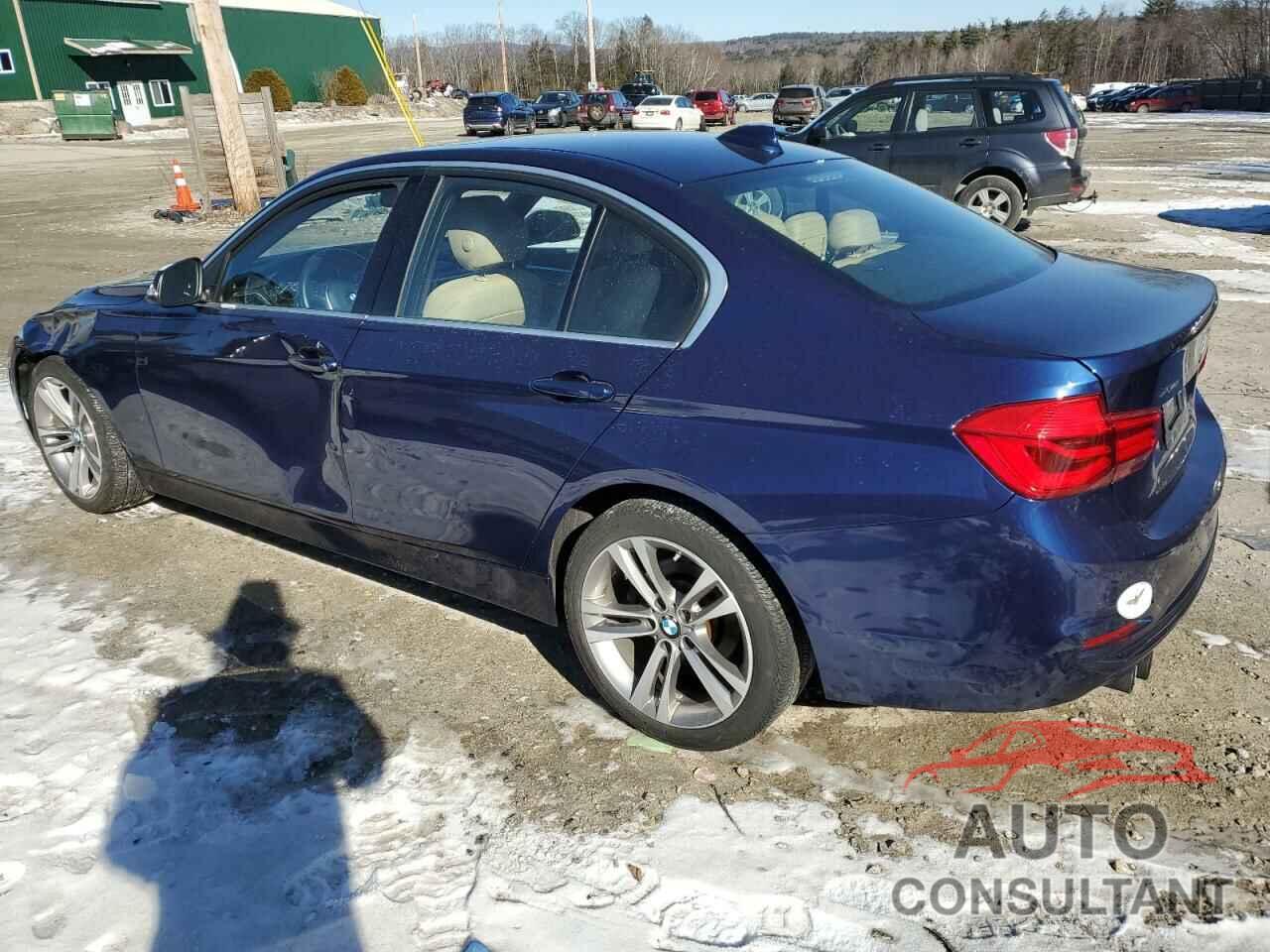 BMW 3 SERIES 2017 - WBA8D9G54HNU59315