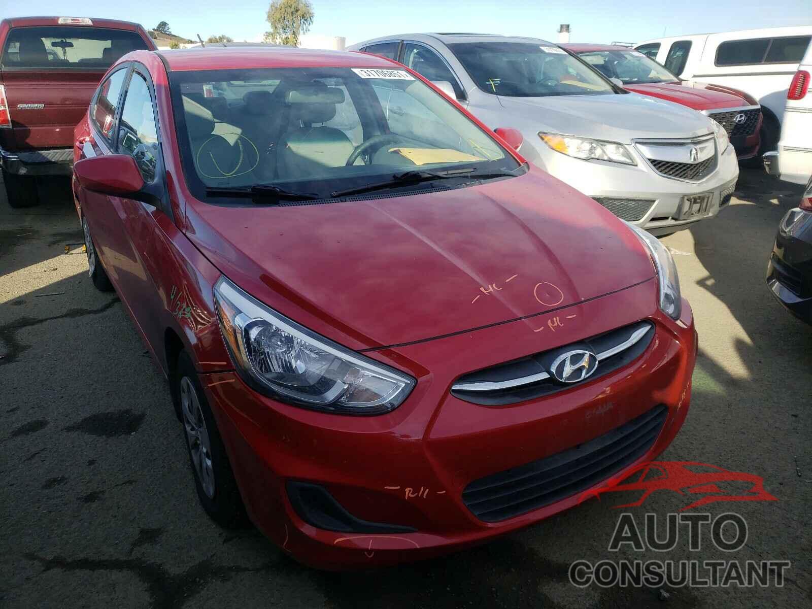 HYUNDAI ACCENT 2017 - KMHCT4AE0HU245435