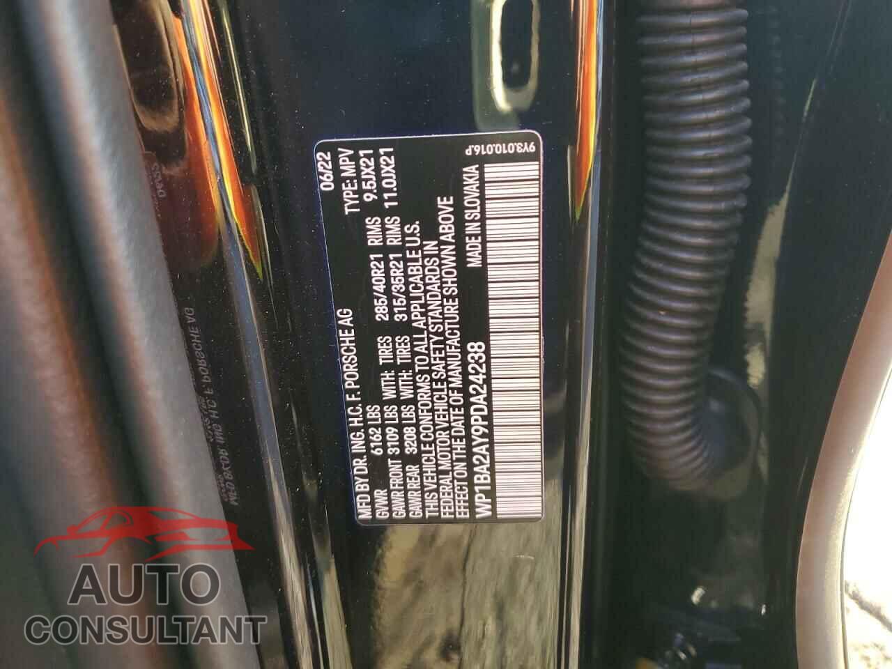 PORSCHE CAYENNE 2023 - WP1BA2AY9PDA24238