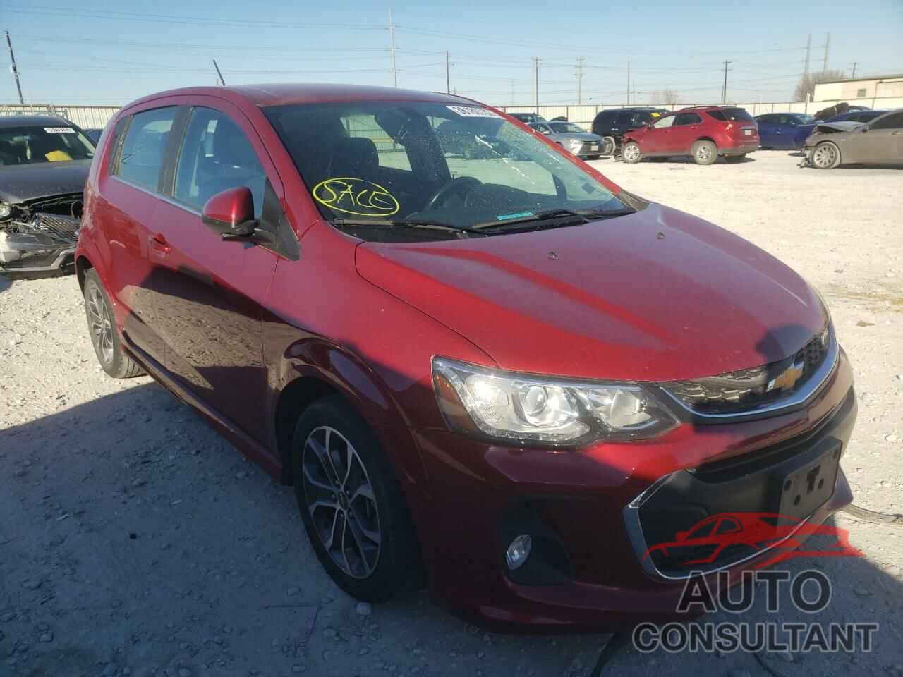 CHEVROLET SONIC 2017 - 1G1JD6SB9H4124307