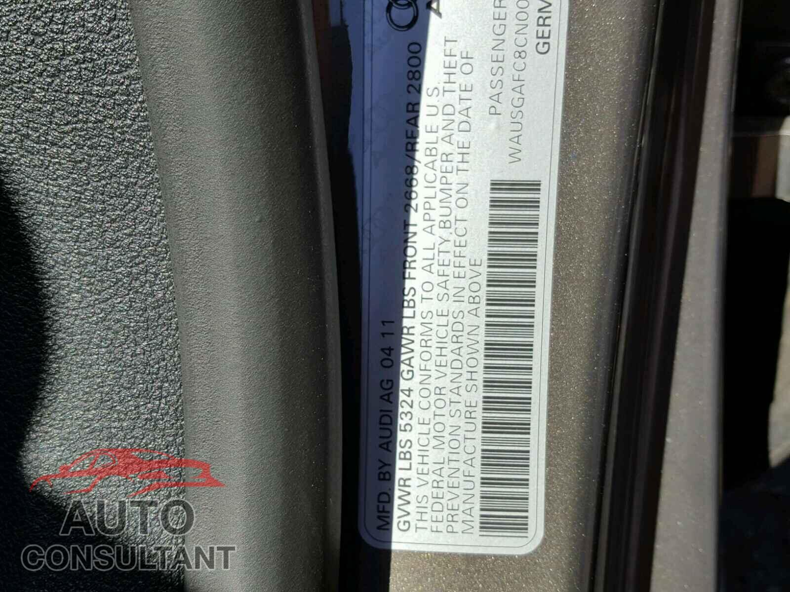 AUDI A7 2012 - WAUSGAFC8CN004197