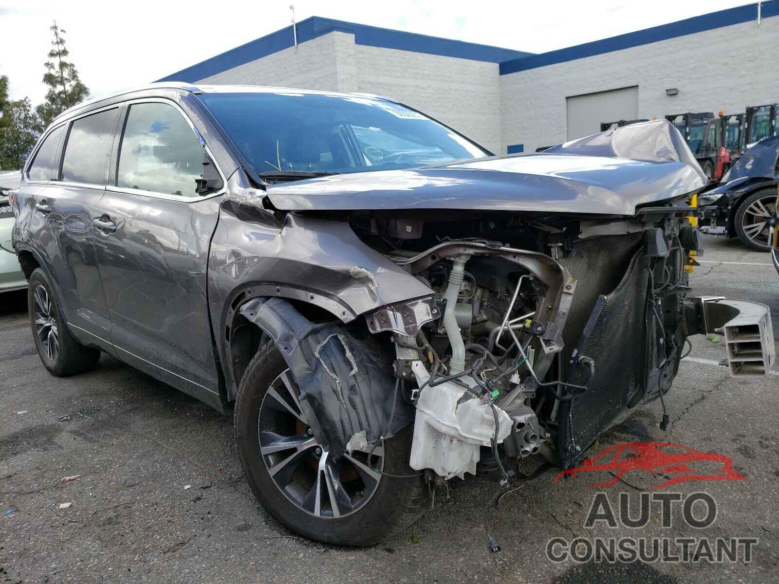 TOYOTA HIGHLANDER 2016 - 5TDKKRFH5GS138810