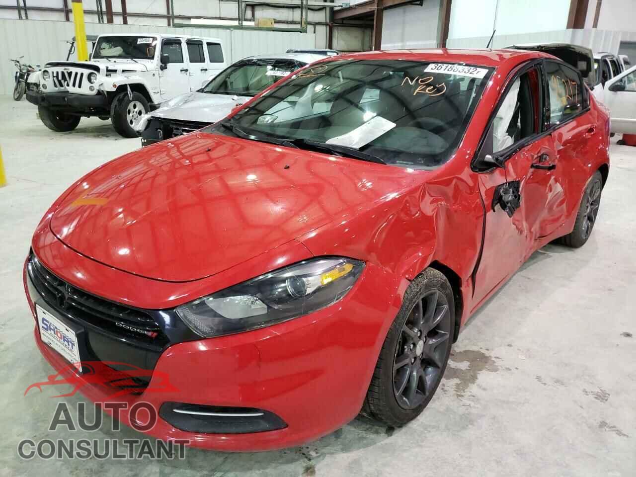 DODGE DART 2016 - 1C3CDFAA4GD728987