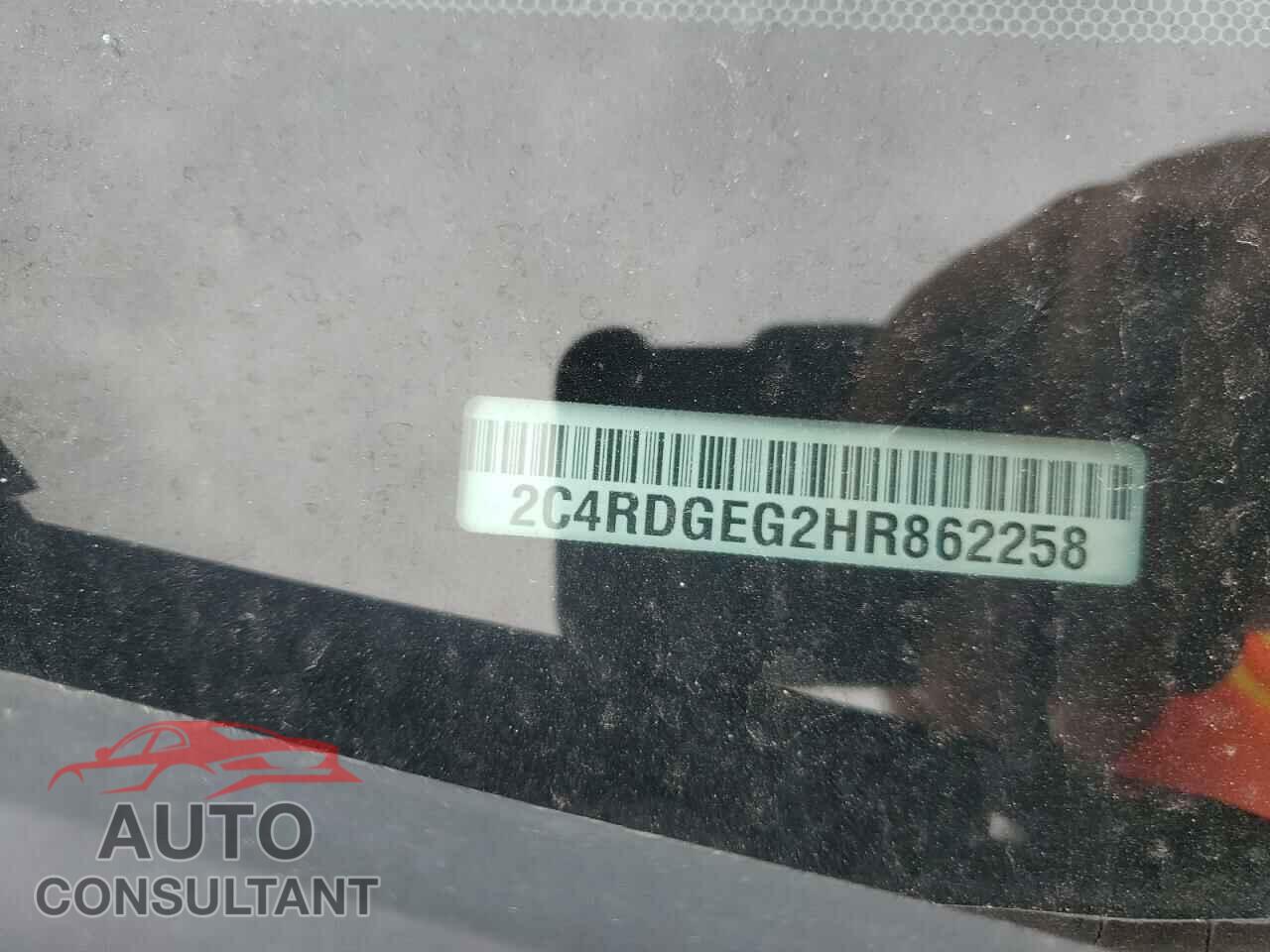 DODGE CARAVAN 2017 - 2C4RDGEG2HR862258