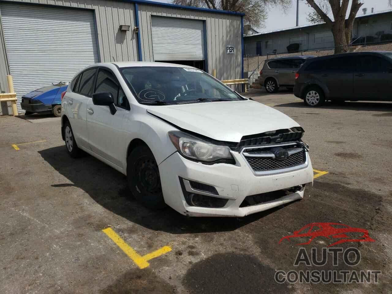 SUBARU IMPREZA 2016 - JF1GPAA64GH248840