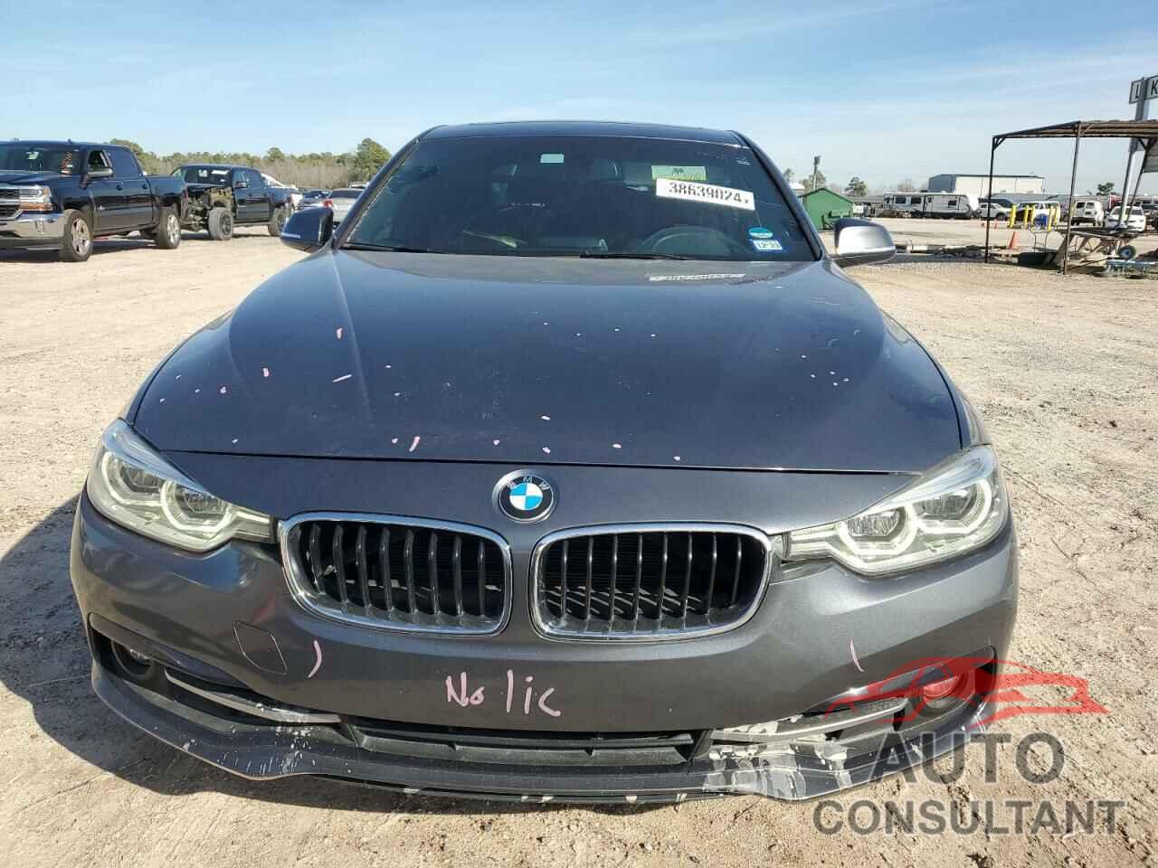 BMW 3 SERIES 2018 - WBA8B9G55JNU99429