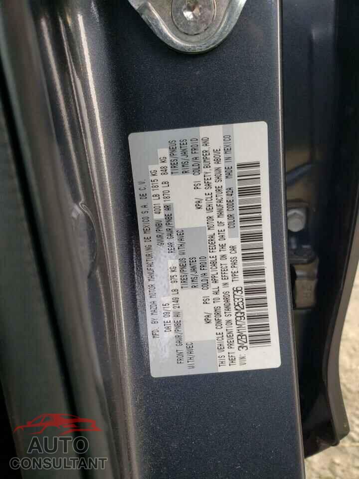 MAZDA 3 2016 - 3MZBM1M79GM253736