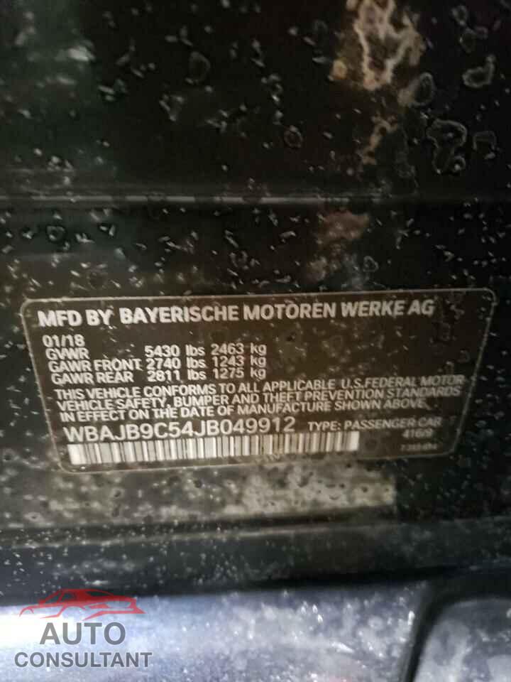 BMW M5 2018 - WBAJB9C54JB049912