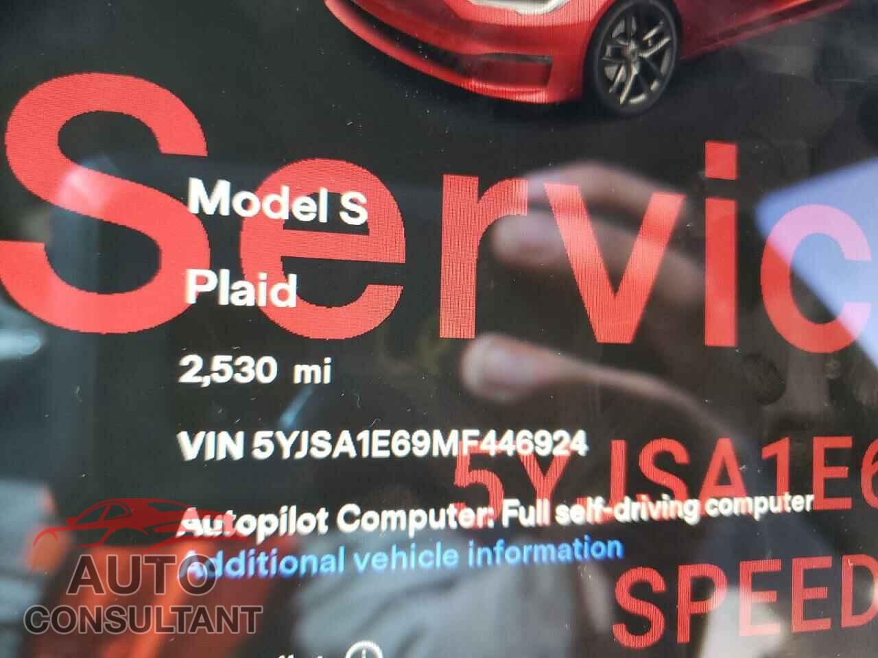 TESLA MODEL S 2021 - 5YJSA1E69MF446924