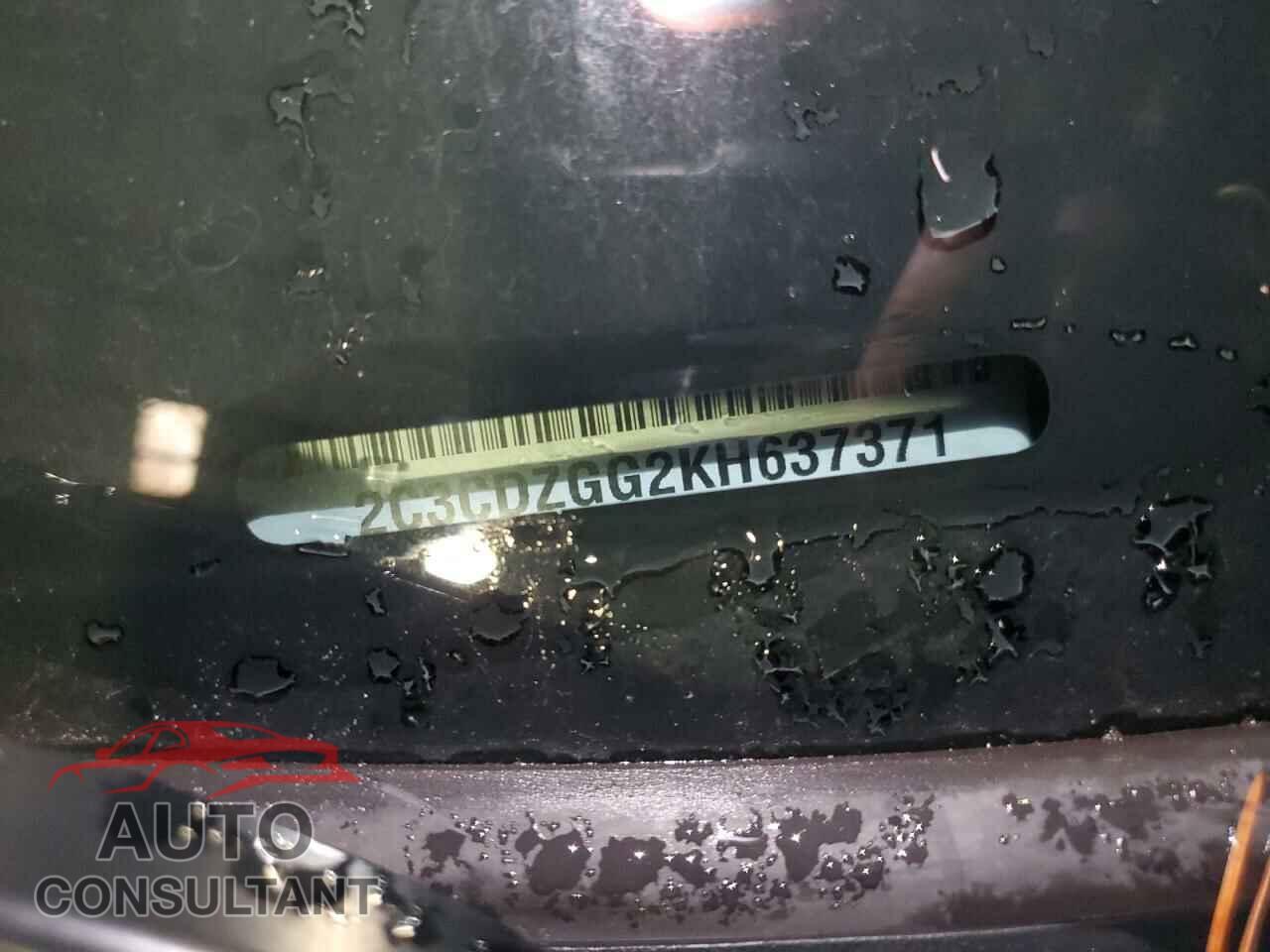 DODGE CHALLENGER 2019 - 2C3CDZGG2KH637371