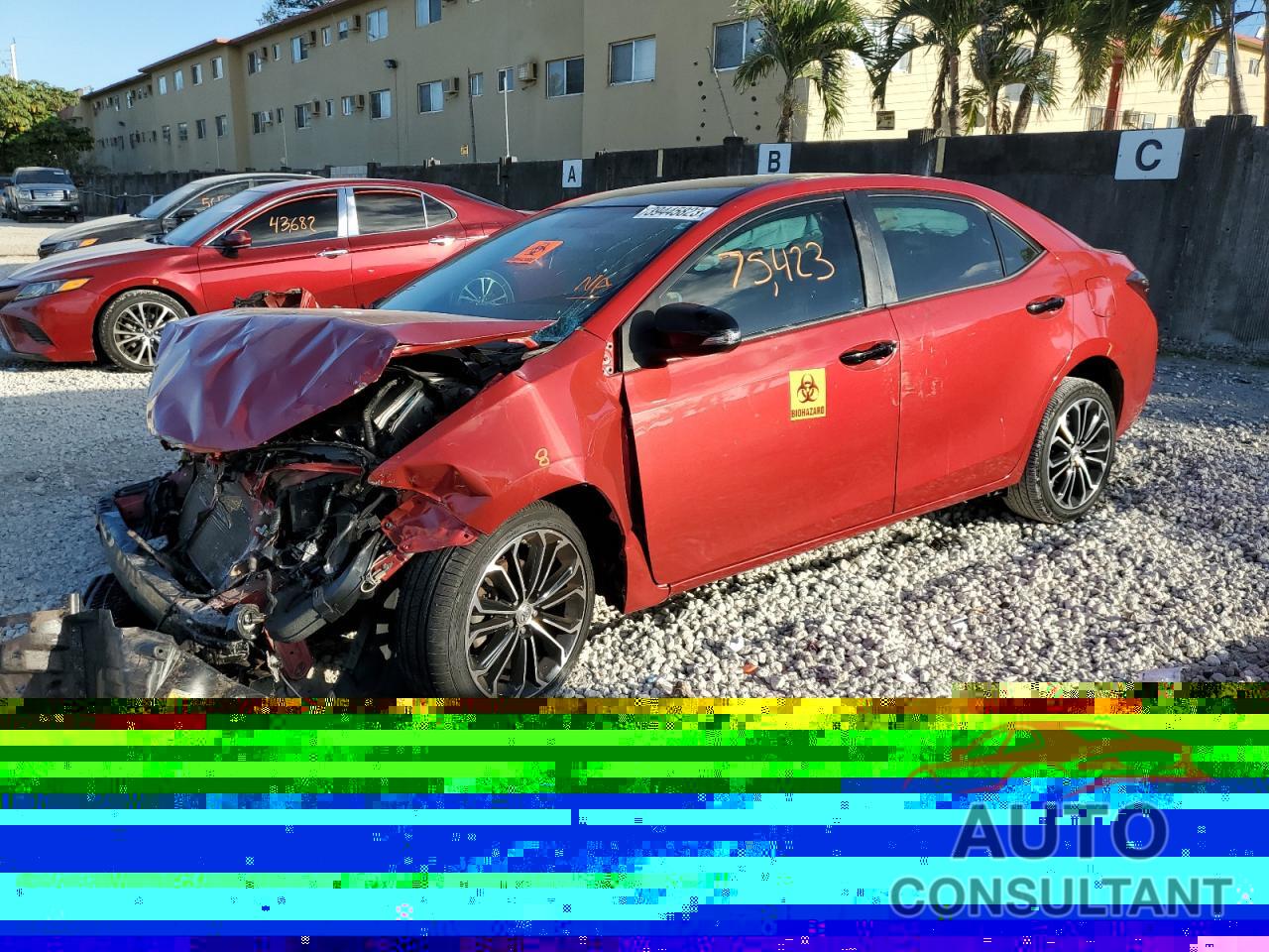 TOYOTA COROLLA 2016 - 2T1BURHE2GC597685