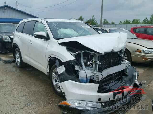 TOYOTA HIGHLANDER 2015 - 5TDDKRFH9FS164009