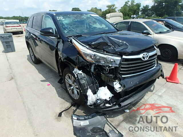 TOYOTA HIGHLANDER 2015 - 5TDKKRFH9FS080456