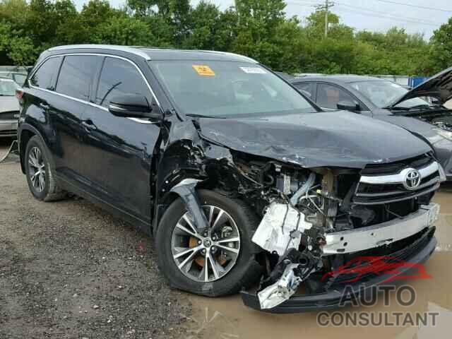 TOYOTA HIGHLANDER 2016 - 5TDJKRFH8GS309769