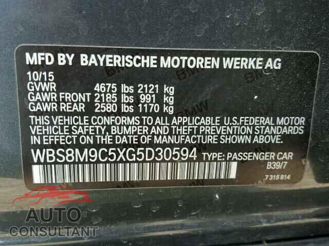 BMW M3 2016 - WBS8M9C5XG5D30594