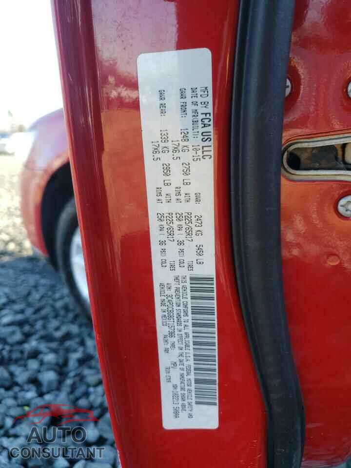 DODGE JOURNEY 2016 - 3C4PDCBG8GT157366