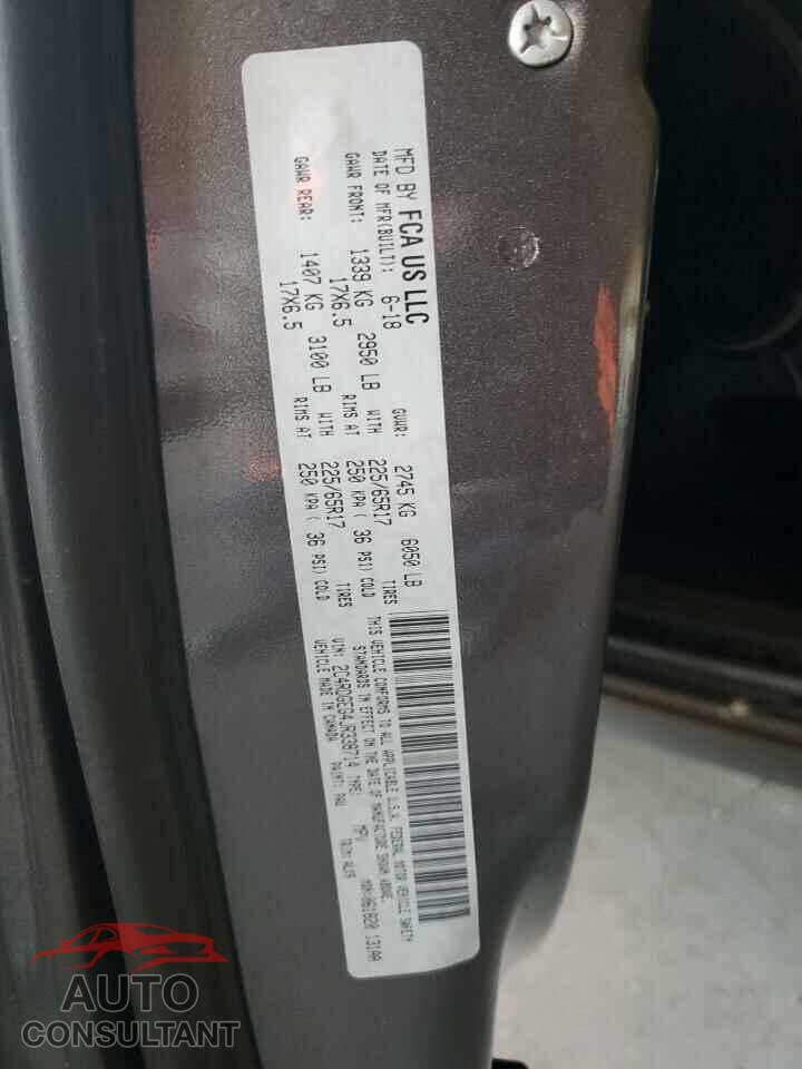 DODGE CARAVAN 2018 - 2C4RDGEG4JR338714