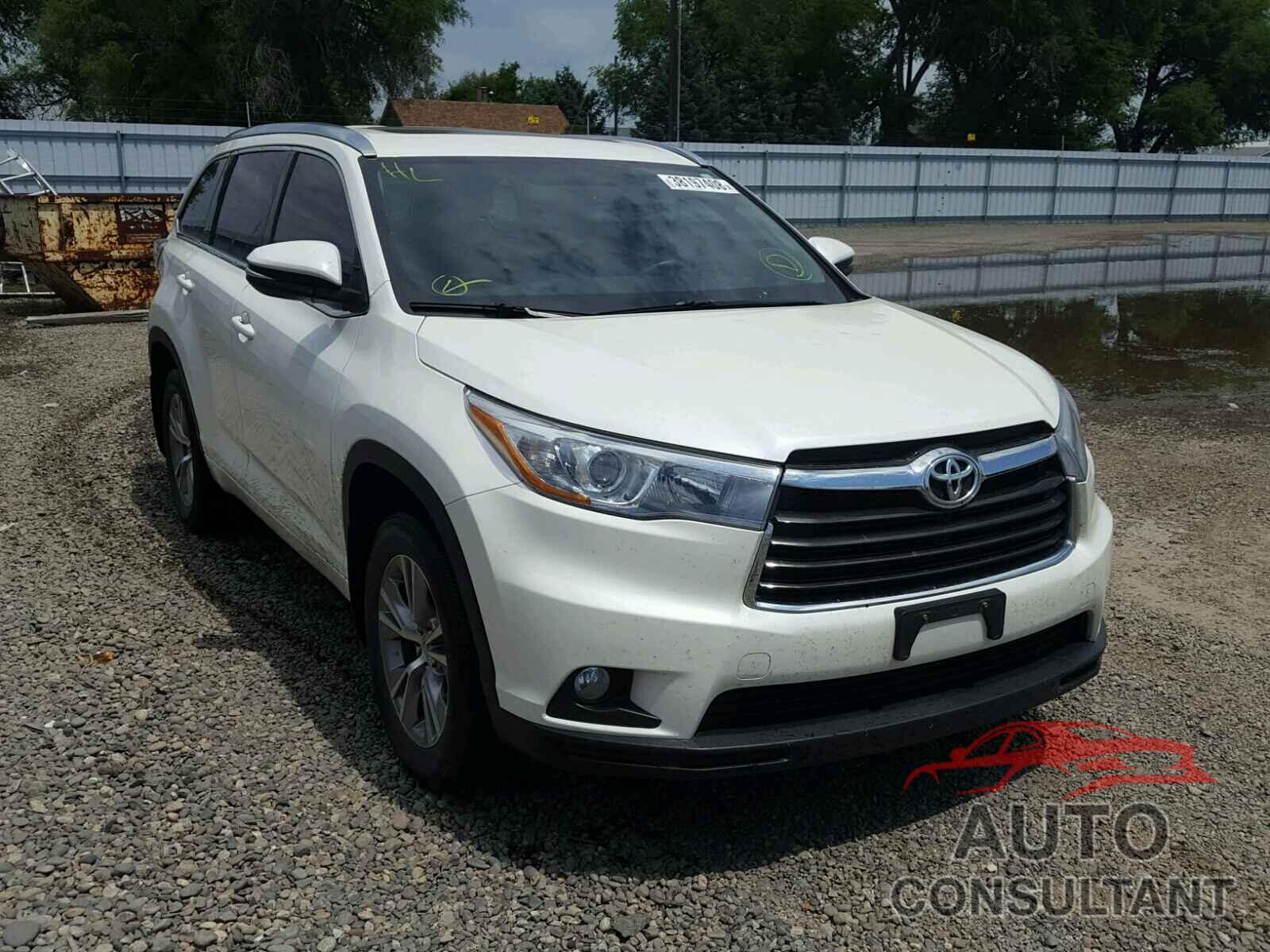 TOYOTA HIGHLANDER 2015 - 5TDJKRFHXFS140384
