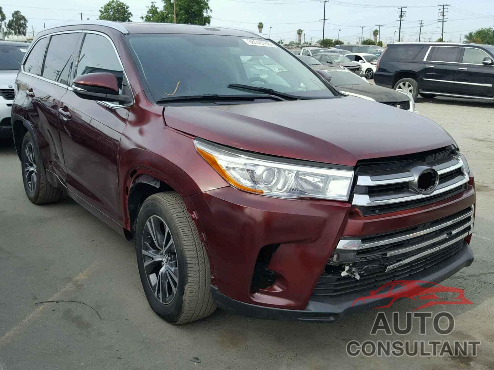 TOYOTA HIGHLANDER 2016 - 5TDKKRFH9GS143752