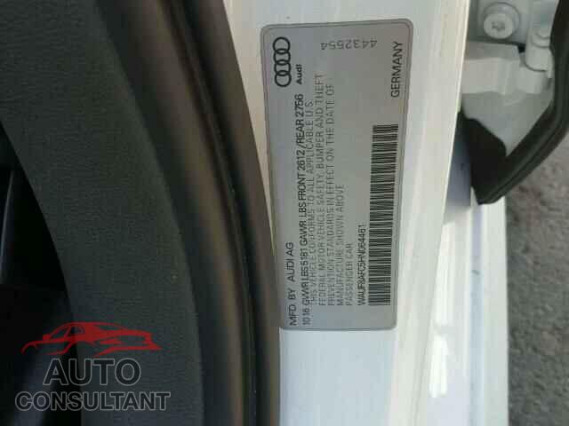 AUDI A6 2017 - WAUF8AFC5HN064461