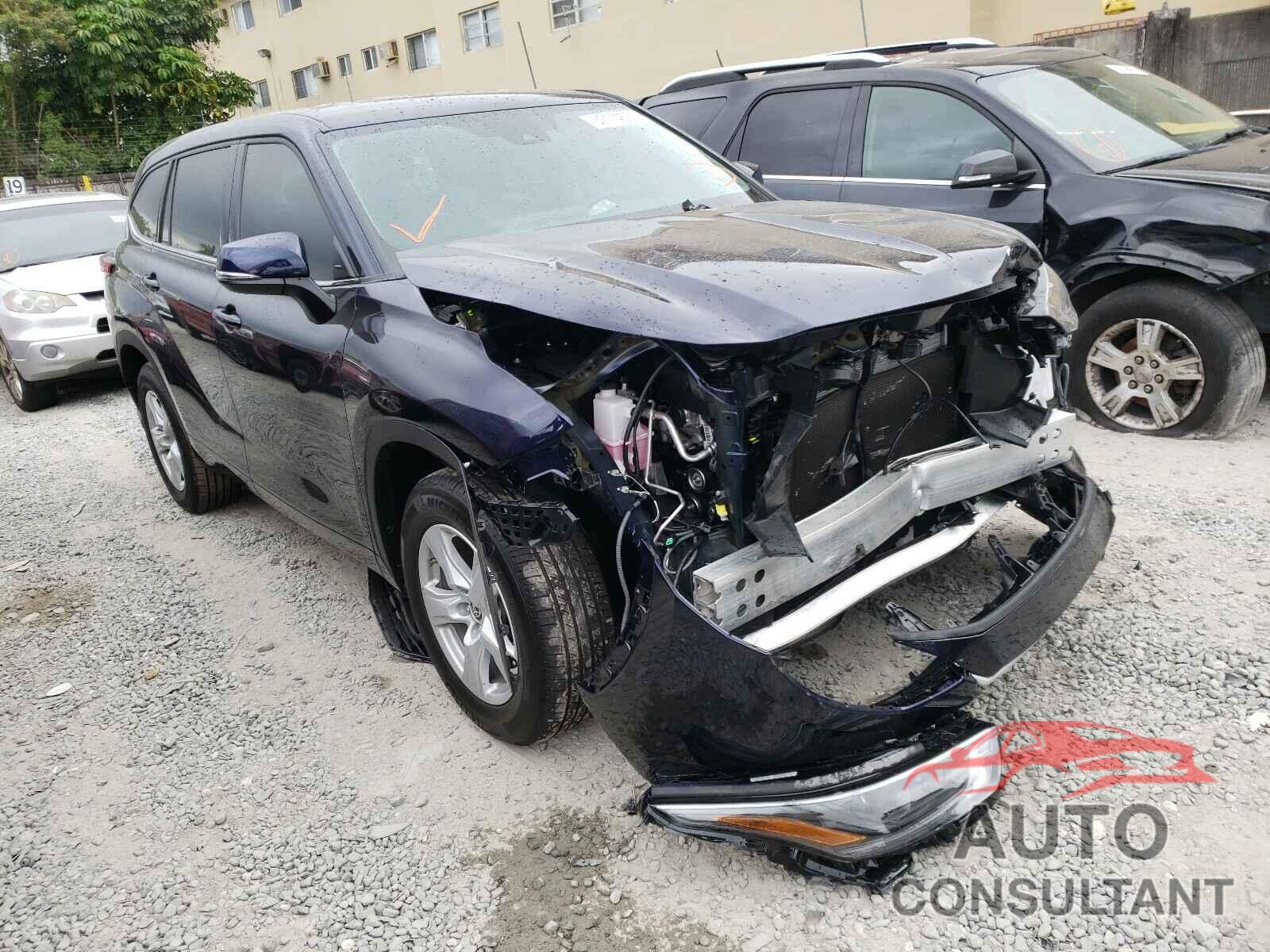 TOYOTA HIGHLANDER 2021 - 5TDCZRAH6MS033759