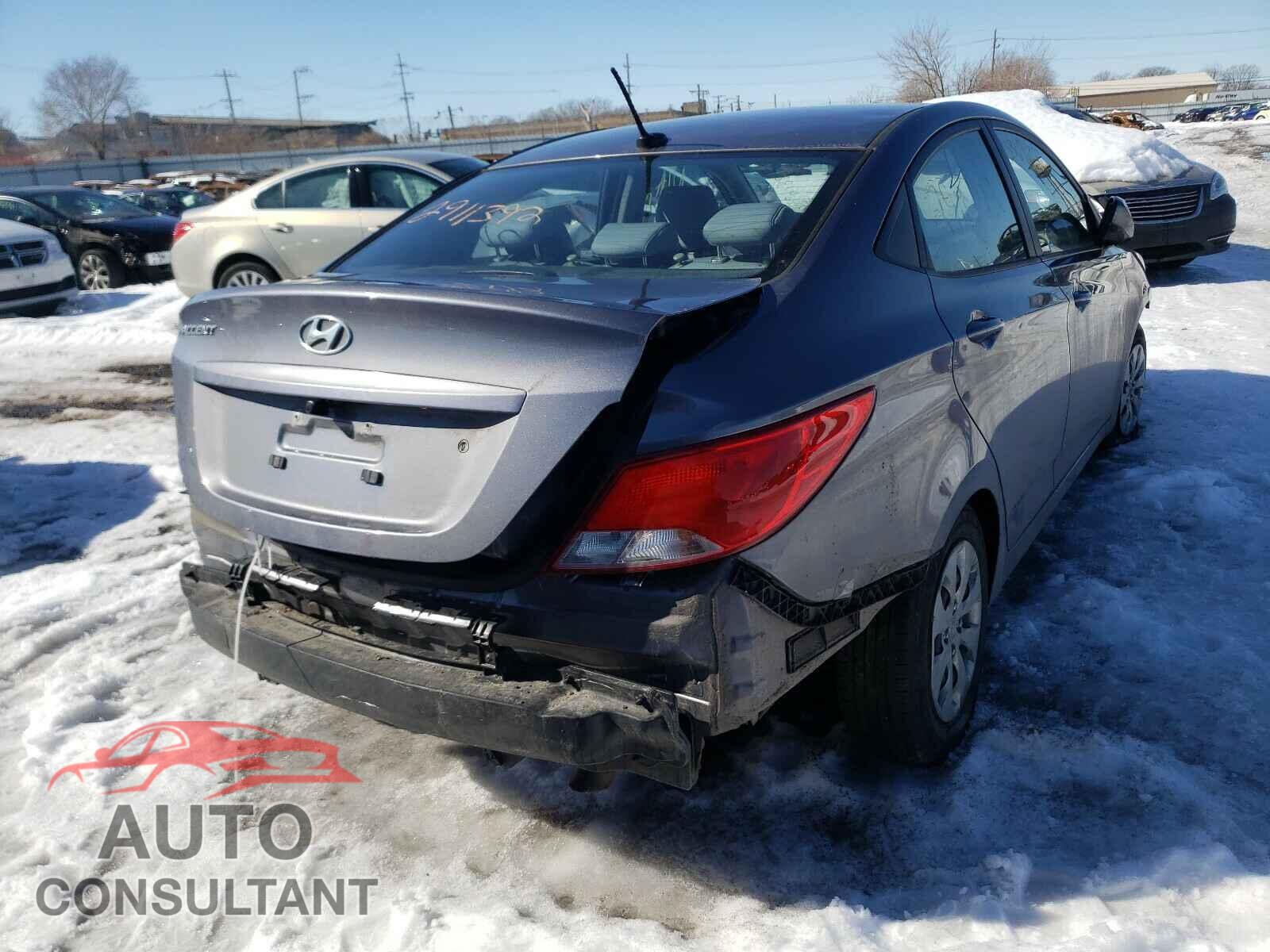 HYUNDAI ACCENT 2017 - KMHCT4AE0HU218686