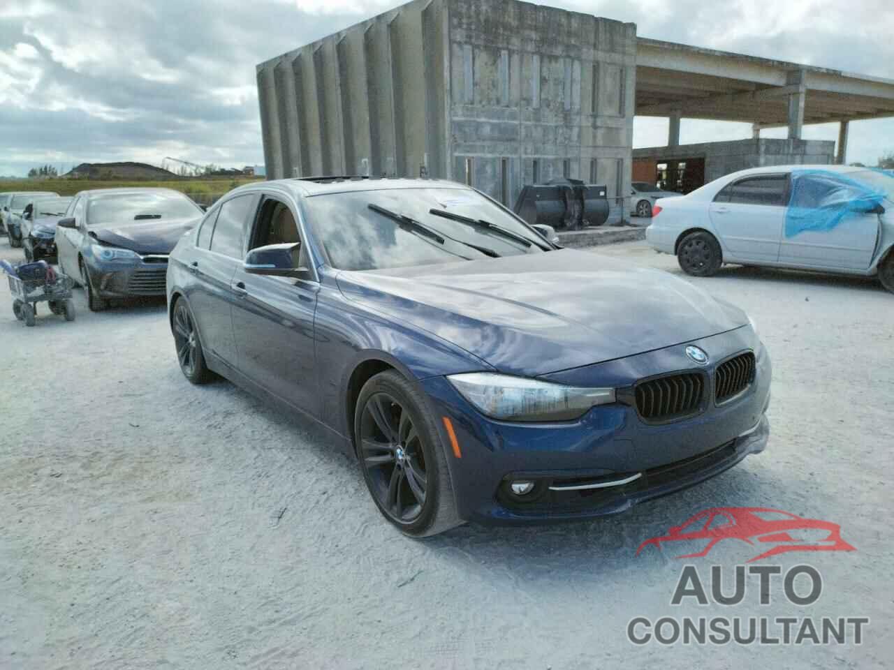 BMW 3 SERIES 2017 - WBA8B9G3XHNU53152