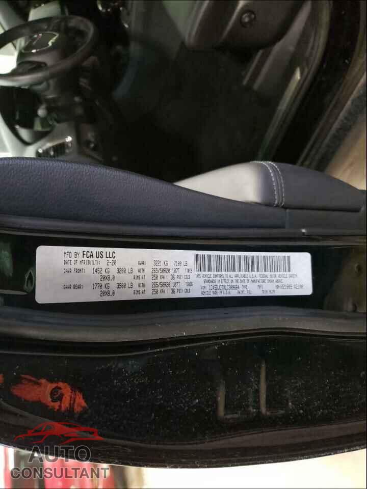 DODGE DURANGO 2020 - 1C4SDJCTXLC309664