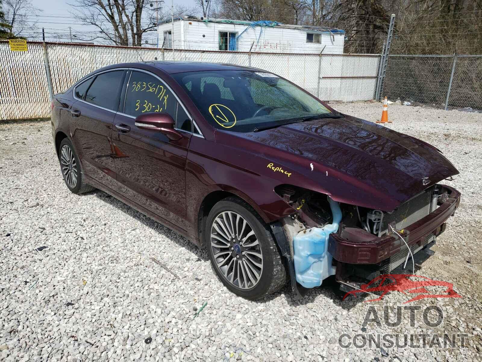 FORD FUSION 2017 - 3FA6P0T93HR417209