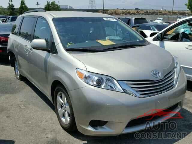 TOYOTA SIENNA 2015 - 5TDKK3DC3FS643912