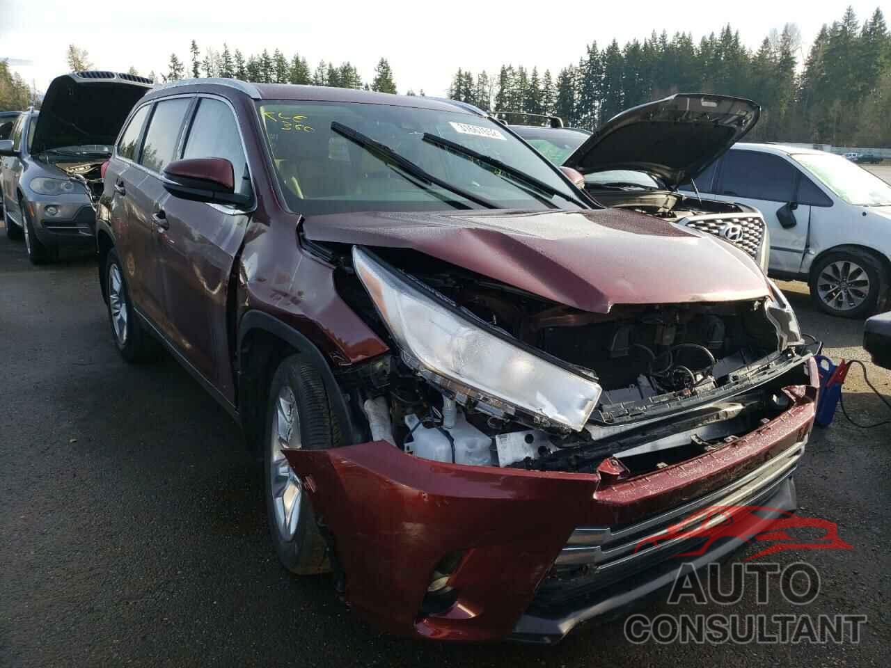TOYOTA HIGHLANDER 2017 - 5TDDZRFH7HS415513