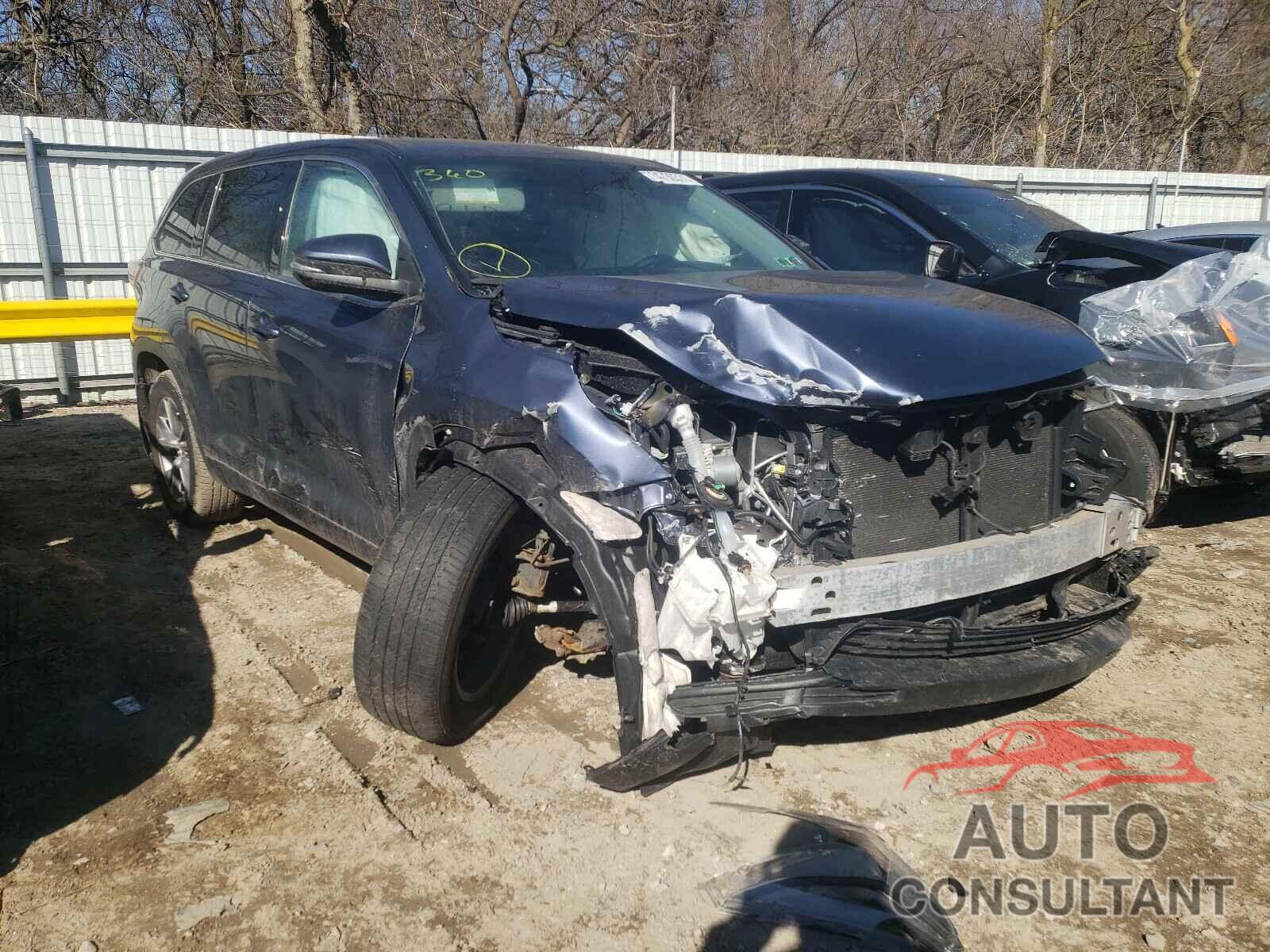 TOYOTA HIGHLANDER 2016 - 5TDBKRFH2GS277910