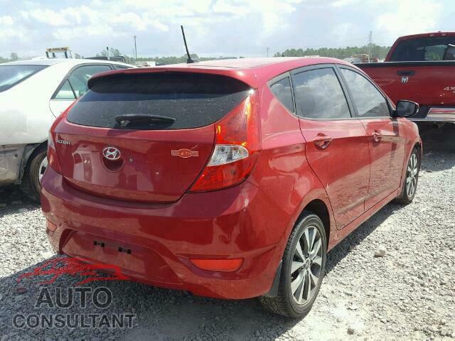 HYUNDAI ACCENT 2015 - KMHCU5AE0FU205291