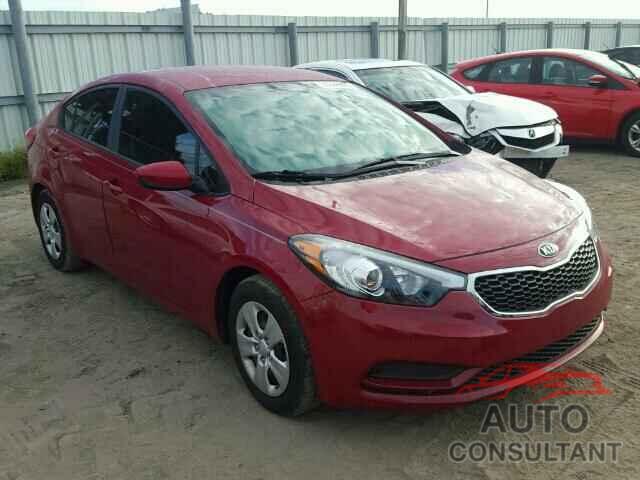 KIA FORTE 2016 - KNAFK4A62G5458521