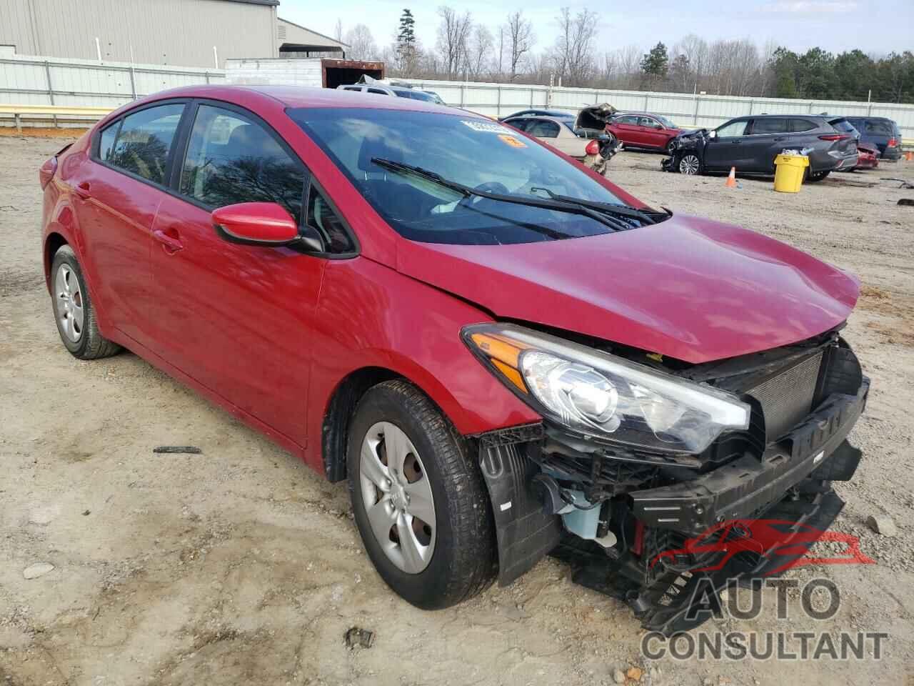 KIA FORTE 2016 - KNAFK4A69G5493895