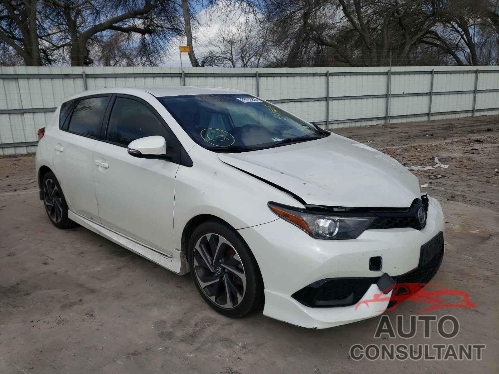 TOYOTA SCION 2016 - JTNKARJE0GJ513463