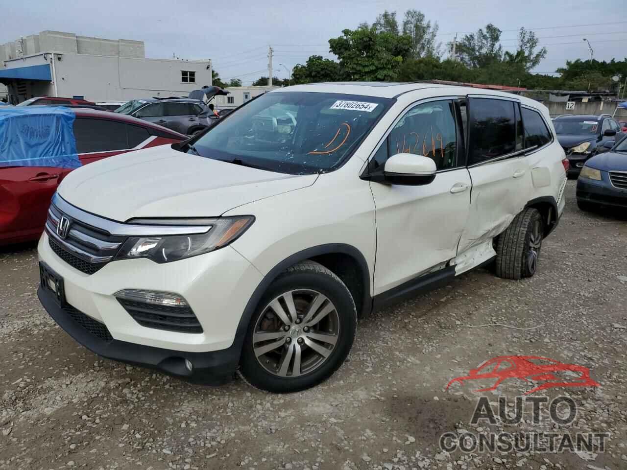 HONDA PILOT 2016 - 5FNYF6H52GB128448