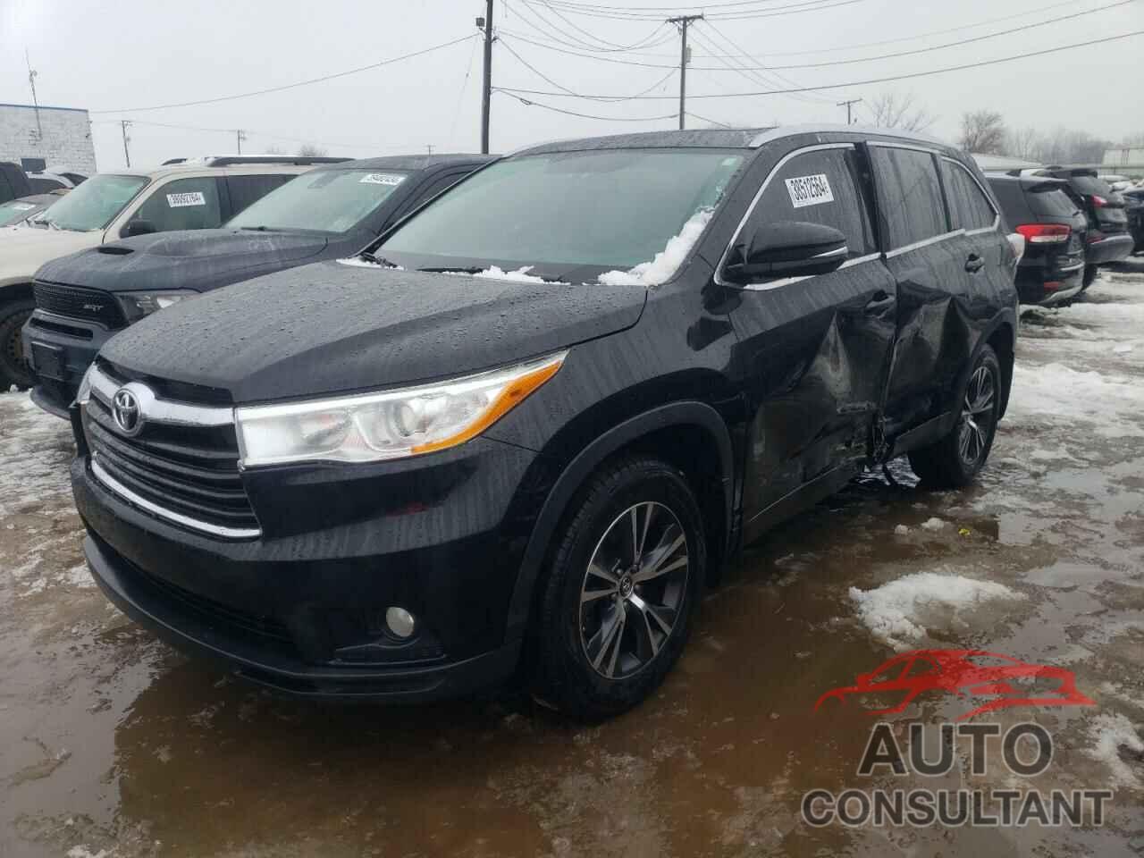 TOYOTA HIGHLANDER 2016 - 5TDJKRFH1GS355721