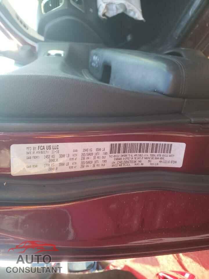 DODGE DURANGO 2017 - 1C4RDJDG5HC723104