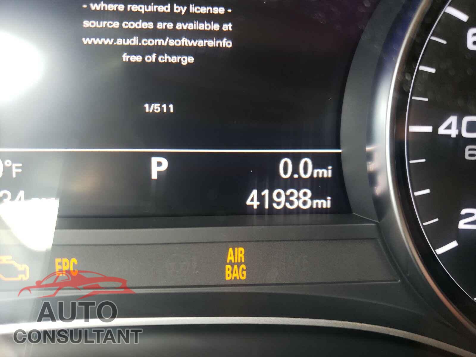 AUDI A6 2017 - WAUG8AFC9HN059381