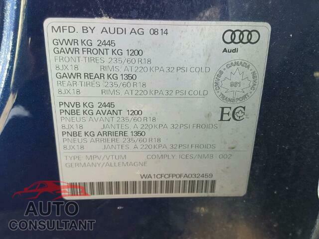 AUDI Q5 2015 - WA1CFCFP0FA032459