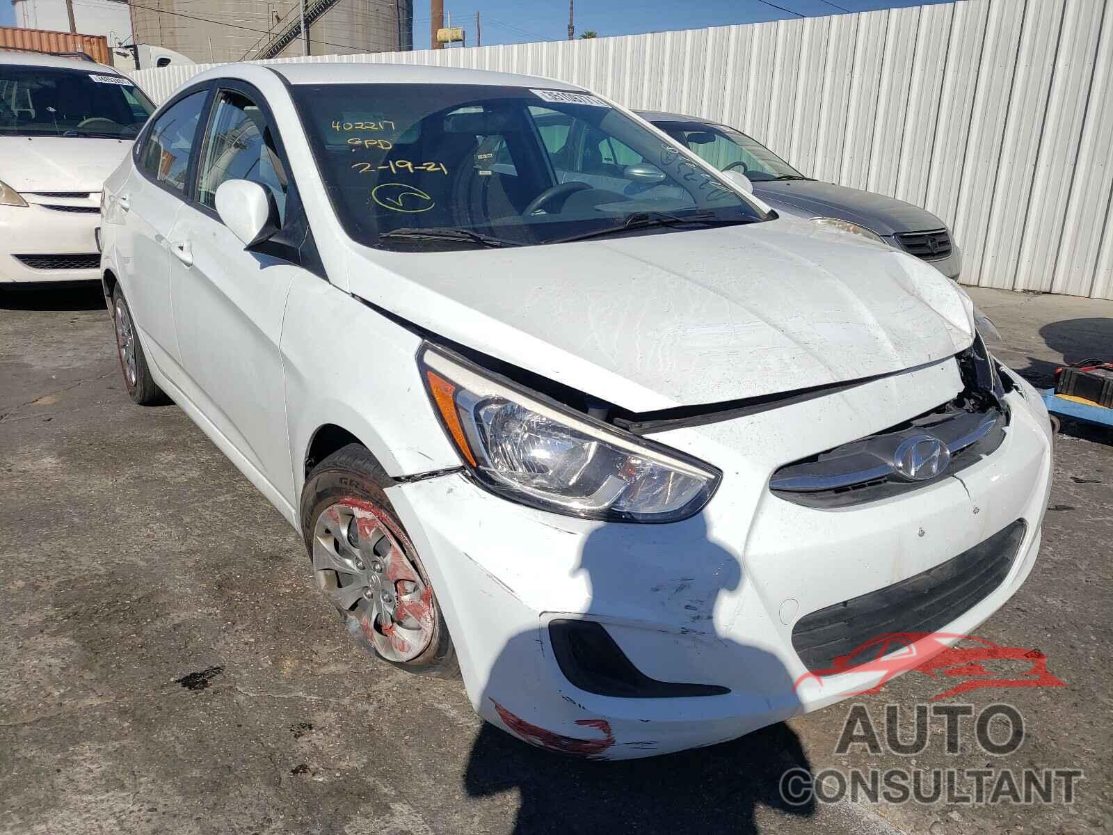 HYUNDAI ACCENT 2017 - KMHCT4AE6HU240451