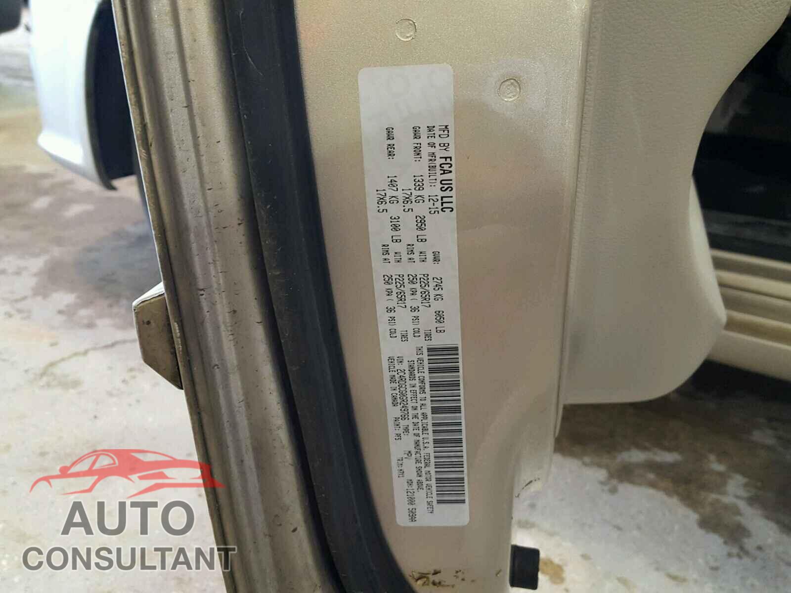 DODGE CARAVAN 2016 - 2C4RDGCG0GR249766
